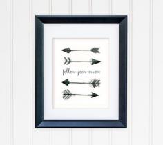 
                        
                            Follow Your Arrow Watercolor Illustration Art Print Tribal Nursery Childrens Room This is a print of an original illustration painted in
                        
                    