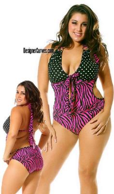 Designer Plus Size zebra swimsuit summer bathingsuit cruise beach