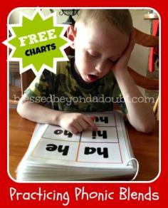 FREE Consonant Blend Charts - Mastering Phonic Sounds! - Blessed Beyond A Doubt