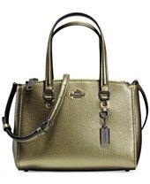 
                    
                        COACH STANTON CARRYALL 26 IN METALLIC PEBBLE LEATHER
                    
                