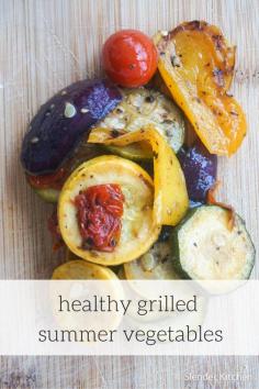 
                    
                        Delicious, Easy and Healthy Grilled Summer Vegetables.
                    
                