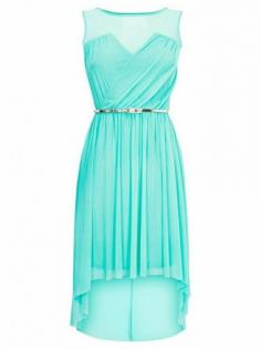 Tiffany Blue Highlow Dress.