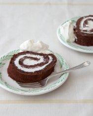 Chocolate-Rum Swiss Roll Recipe & Video | Martha Stewart