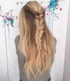 Fishtail braids are such a cute #hairstyle!
