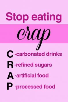 stop eating CRAP to get healthy Support Group https://www.facebook.com/groups/KickingItOffWithKathy