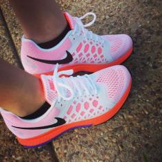 Womens Nike Air Zoom Pegasus 31 Running shoes // Size 8.5 // WhiteNeon Orange #Nike #RunningCrossTraining  nike outlet