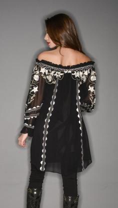 
                        
                            Black With Wheat Embroidery Tunic...SMLXL...$209! Call To Order 239-403-3550 Email claudette@petunia... WWW.PETUNIASOFNAP...
                        
                    