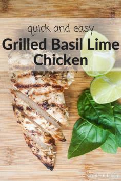 
                    
                        Healthy Grilled Basil Lime Chicken
                    
                