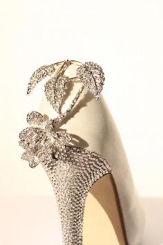diamante bridal shoes