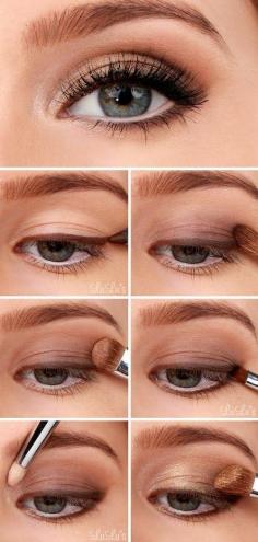 Golden Smokey Eyeshadow Tutorial | How To Do Smokey Eye Makeup and Cat Eye Makeup Tutorials | You’re So Pretty | #youresopretty | youresopretty.com