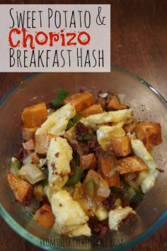 
                    
                        Chorizo and Sweet Potato Hash! An easy meal for breakfast!
                    
                