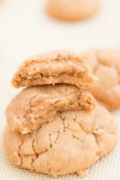 Peanut butter stuffed PB cookies!! This cookie won $1million dollars and I can see why! ohsweetbasil.com