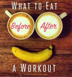 Fit Tip: Half of a banana before working out and eat 30 minutes after.