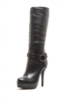 Fergie Bella Black High Heel Boot