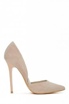 These nude suede pumps by Steve Madden will make any outfit look perfectly put together.