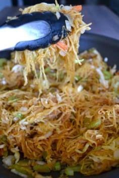 To make this SCD friendly you can replace the soy sauce with coconut aminos and the brown sugar with coconut sugar.  Yum!  Spaghetti Squash Chow Mein, tastes like Panda Express!! A new staple meal in our house!