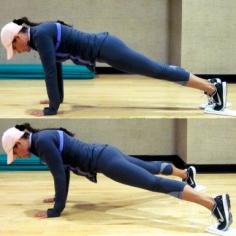 Scissor Legs Plank w/ Gliding Discs or Towels (& other inner thigh workouts)