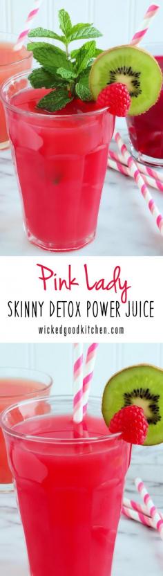 Pink Lady Skinny Detox Juice