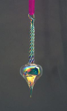 
                        
                            Hand Blown Dichroic Ornament by TeriSokoloffGlass on Etsy
                        
                    
