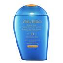 A high performance UV protector with new WetForce technology. A sunscreen that is boosted by water and perspiration; allowing you to swim, play sport and enjoy the sunshine with confidence. Featuring exclusive-to-Shiseido SuperVeil 360 technology that creates a protective veil over the skin to seamlessly fit the surface like a second skin, protecting at every angle. The highly nourishing, yet lightweight formula smoothes on with no trace of stickiness and an invisible finish that's absorbed instantly. For use on the face.