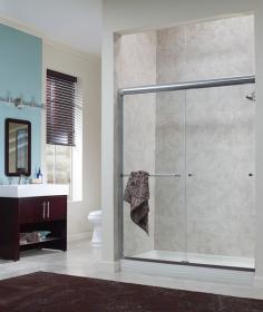 Foremost, Cvss6072, Shower Doors, Cove, Showers, Sliding, Silver With Clear Glass Cove 60" X 72" Frameless Bypass Shower Door The Cove Collection Will Inspire You To Update Your Look And Create A Stylish, Contemporary Bathroom, While Respecting Your Budget. Whether You Are Designing A New Bathroom, Or Renovating Your Current One, You Will Find A Cove Collection Frameless Tub Door To Complement Your Space. The Tub Doors Feature 1/4 Tempered Safety Glass With Through The Glass Hangers, An Elegantly Designed Header, An Easy To Clean Bottom Track, And Two Through The Glass Towel Bars. In Addition, Our Exclusive Safe Slider Clip Will Keep Your Doors Gliding Smoothly And Securely. Cove Doors Are Protected By Clearshield - An Industry Leading Clean Glass Technology. Applied To The Inside Surface Of The Glass Panels, Clearshield Is Backed By A 10-Year Warranty. Rest Assured That Your Cove Doors Will Stay Crystal Clear With Very Low Maintenance. Cove Doors Are Also Covered Through The Wamm - We All Make Mistakes Program. Foremost Cvss6072 Features:1/4" Tempered Safety Glass - Clearshield Polymer Coating Keeps Your Glass Looking Like New - On Top, The Doors Feature An Elegantly Styled Header That Will Coordinate Beautifully With All Styles Of Bathrooms - Through The Glass Hangers Offer A Stronger And More Dependable Hold For The Glass - A Through The Glass Towel Bar Is Featured On Both Outside And Inside Doors - The Safe Slider Clip Keeps Your Doors On Track - Up To 3/4" Adjustment Allowance For Out Of Square Walls - Cove Doors Are Covered Through The Wamm Program For Mistakes Cutting Headrails, Bottom Tracks And Thresholds During Installation - Clear Shield Clean Glass Technology Resists Staining From Hard Water Deposits, Surface Corrosion, Staining And Discoloration - Clearshield Does Not Support Growth Of Bacteria, Making Our Shower Doors Much Easier To Clean Compared To Untreated Glass - And Eliminates The Need For Harsh And Abrasive Cleaning Products - Foremost Cvss6072 Specifications: Height: 72" - Frame Type: Frameless - Material: Tempered Glass - Glass Thickness: 1/4" - Door Type: Bypass - Country Of Origin: China - Product Weight: 123.4 Lbs. - Foremost Wamm Program: The Wamm Program: We All Make Mistakes! Cut The Header Just A Bit Too Short? Things Happen. Foremost Understands. With Our Pledge To Superior Customer Service For All Of Your Shower Enclosure Needs. We Offer Wamm Program. Make A Mistake And Give Us A Call. Offer Applies To Head Rails, Bottom Tracks, And Thresholds That Have Been Cut Incorrectly. Our Customer Service Team Will Work With You To Resolve Your Issues.