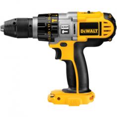 1/2" 18 Volt XRP Hammerdrill / Drill / Driver with 3 Speed All Metal Transmission and LED Work LightThe DeWalt 1/2" 18 volt xrp hammerdrill / drill / driver is extremely durable and efficient. This amazing tool features a heavy-duty 1/2" self-tightening chuck tightens throughout operation providing superior bit gripping strength. Making these even more versatile is the patented 3-speed all-metal transmission that matches the tool to task for fastest application speed and improved run time. Features: Patented 3-speed all-metal transmission matches the tool to task for fastest application speed and improved run time Heavy-duty 1/2" self-tightening chuck tightens throughout operation providing superior bit gripping strengthLED worklight provides increased visibility in confined spaces High power, high efficiency motor delivers 450 unit watts out of max power for superior performance in all drilling and fastening applications Best in class length for improved balance and better control Includes:360- side handle Tool only (batteries and charger sold separately)Specifications: Voltage: 18VMax Power: 450 UWO# of Speed Settings: 3Max rpm: 0-500/0-1,250/0-2,000Max BPM: 0-8,500/0-21,250/0-34,000Clutch Settings: 22Chuck Size: 1/2"Chuck Type: metal, self-tightening Tool Weight: 3.9 (tool only) lbsDEWALT is firmly committed to being the best in the business, and this commitment to being number one extends to everything they do, from product design and engineering to manufacturing and service.