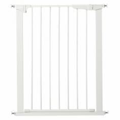 Extra-tall and wide steel gate with auto-close magnet lock. Hold open feature secures gate open for free traffic. Two-way door opens in both directions. Pressure mounted gate won't damage walls; installation requires no tools. Dimensions: 29-47.5W x 36H in. Secure your home for your children with the KidCo Extra Tall & Wide Auto Close Gateway - White. Crafted from durable steel material, this extra large safety gate features an easy-to-install design that won't damage your walls and requires no tools to set up. The easy-to-open gate latch features a dual magnet lock that automatically closes for safety of use and during high-traffic times, a hold open feature suspends the auto-close function. The smooth white finish easily blends with any existing decor and a two-way door lets you move freely in either direction. About KidCoIncorporated in 1992, KidCo specializes in the designing, engineering and production of upscale products for juvenile, pet and fireplace markets. The pressure-mounted safety gate was a completely new concept that put KidCo on the map and has since been the cornerstone of their business. KidCo offers a comprehensive assortment of child home safety products ranging from cabinet locks to TV straps and much, much more. Located in Libertyville, IL, their state-of-the-art distribution and administration systems ensure that KidCo fulfills their customers' needs and expectations in an efficient and timely manner. Today, KidCo personnel still personally ensure the highest level of customer service to both dealers and end consumers.