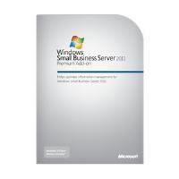 Designed and priced for small businesses the Windows Small Business Server 2011 (SBS 2011) solution suite offers agile all-in-one secure server solutions that can help increase margin per unit create cross-sell opportunities and drive service revenue. The Windows Small Business Server 2011 Premium Add-on (SBS 2011 Premium Add-on) is a powerful data management and analysis solution that includes Windows Server 2008 R2 Standard technologies and Microsoft SQL Server 2008 R2 Standard Edition for Small Business. SBS 2011 Premium Add-on will be available for both editions - SBS 2011 Standard and SBS 2011 Essentials. The add-on gives small businesses the flexibility to purchase additional servers either up front or as needed. Operating System: Microsoft Windows Small Business Server 2011 Premium - 64-bit. License Type: License and media. License Qty: 5 CALs 1 server (1-4 CPU). License Pricing: OEM. Media: DVD-ROM. Language(s): English.