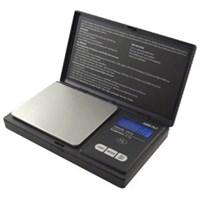 American Weigh Scales presents and delivers state of the art scales as well as traditional scales at the most affordable prices. We understand your needs as a customer. We also understand your budget. We do our level best to exceed your expectations in quality, service, design and function. After all It is The American Weigh (Way). Most any type of digital scale you can think of, American Weigh carries. American Weigh can help you find the scale that fits your needs and your budget. AmericanWeigh is your source for quality, design, function, and friendly timely service. We are committed to doing business the dignified ethical way and in a way you deserve. The American Weigh, Thank you in advance for allowing American Weigh the privilege of serving you. Durable and compact digital pocket scale for easy portability. Weighs items up to 1000 grams in 0.1 gram increments. Easy-to-read, backlit LCD display; intuitive, flip-open lid protects the smooth, stainless-steel weighing surface. Powered by 2 AAA batteries, a set of which comes included. Color: Black. Material: Plastic. Batteries Included: 1.