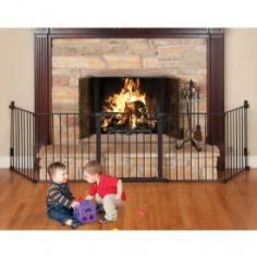 Heavy-duty steel protection gate. Provides maximum security for dangerous spaces. Dual magnet locks gate automatically. Hold open feature secures gate open for free traffic. Quick-release adjustable wall-mount hardware. Dimensions: 132W x 29.5H inches (fits any 6' hearth). The KidCo Auto Close Hearth Gate - Black is a smart and safe way to keep your toddlers safe while warming your home. Crafted from durable steel material, this handy hearth gate features quick-release wall hardware that installs easily. The easy-to-open gate latch features a dual magnet lock that automatically closes for safety of use and during high-traffic times, a hold open feature suspends the auto-close function. About KidCoIncorporated in 1992, KidCo specializes in the designing, engineering and production of upscale products for juvenile, pet and fireplace markets. The pressure-mounted safety gate was a completely new concept that put KidCo on the map and has since been the cornerstone of their business. KidCo offers a comprehensive assortment of child home safety products ranging from cabinet locks to TV straps and much, much more. Located in Libertyville, IL, their state-of-the-art distribution and administration systems ensure that KidCo fulfills their customers' needs and expectations in an efficient and timely manner. Today, KidCo personnel still personally ensure the highest level of customer service to both dealers and end consumers.