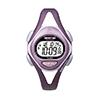 Keep track of workouts with this Timex women's mid-size Ironman 50-lap performance watch. This purple watch has a soft resin strap and a multi-function chronograph. Case: Resin Caseback: Stainless steel snap-down Bezel: Resin Dial: Digital 100-hour chronograph with lap or split in large digits/50-lap memory recall for effortless review after workout/99-lap counter/Easy to use 24-hour countdown timer with: countdown/stop (CS) and countdown/repeat (CR)/Occasion mode: 15 preset occasions to set reminders for birthdays, anniversaries, holidays and appointments /3 alarms settable for daily/weekday/weekend/weekly with 5 minute back up/3 time zone settings makes travel easy/Streamline your watch with customizable features (unused modes can be turned off/on) /Top pusher for easy lap and split option/All-day white reflector display/Built-in setting reminders to quickly and easily set your watch/Forward/backward setting for ease of use Indiglo night-light with Night Mode feature Strap: Purple resin Clasp: Tang buckle Crystal: Plastic Movement: Quartz Water resistance: 10 ATM/100 meters/330 feet Case measurements: 33mm x 33mm x 10.95mm Strap measurements: 190mm x 33mm x 10.95mm Box measurements: 2.5 inches wide x 3.5 inches long x 3 inches high Country of origin: Switzerland Model: T5K0079J Click here to view our Watch Sizing Guide. All measurements are approximate and may vary slightly from the listed dimensions. Women's watch bands can be sized to fit 6.5-inch to 7.5-inch wrists. This item cannot be shipped to a PO Box.