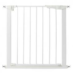 Heavy-duty steel gate with auto-close magnet lock. Hold open feature secures gate open for free traffic. Two-way door opens in both directions. Damage-free installation requires no tools. Dimensions: 29-37W x 29.5H in. Make your home a safe and secure place for your kids to play with the KidCo Auto Close Gateway - White. Crafted from durable steel material, this handy safety gate features an easy-to-install design that won't damage your walls and requires no tools to set up. The easy-to-open gate latch features a dual magnet lock that automatically closes for safety of use and during high-traffic times, a hold open feature suspends the auto-close function. The smooth white finish easily blends with any existing decor and a two-way door lets you move freely in either direction. About KidCoIncorporated in 1992, KidCo specializes in the designing, engineering and production of upscale products for juvenile, pet and fireplace markets. The pressure-mounted safety gate was a completely new concept that put KidCo on the map and has since been the cornerstone of their business. KidCo offers a comprehensive assortment of child home safety products ranging from cabinet locks to TV straps and much, much more. Located in Libertyville, IL, their state-of-the-art distribution and administration systems ensure that KidCo fulfills their customers' needs and expectations in an efficient and timely manner. Today, KidCo personnel still personally ensure the highest level of customer service to both dealers and end consumers.