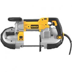 Dewalt, Dwm120k, Saws, Power Tools, Band Saws, Na Deep Cut Band Saw Kit With 10 Amps And 5" Max Capacity The Dewalt Deep Cut Band Saw Is Extremely Durable And Efficient. This Amazing Tool Features A Industry Best 5" Deep Cut Capacity For Round Or Rectangular Stock. Making These Even More Versatile Is The Industry Best 10 Amp Motor Designed With Controlled Power To Withstand Any Jobsite Application. Features: Industry Best 10 Amp Motor Designed With Controlled Power To Withstand Any Jobsite Application - Industry Best 5" Deep Cut Capacity For Round Or Rectangular Stock - Serviceable Steel Shroud And Rubber Bumpers Allow Guards To Withstand Jobsite Abuse Without Damage - Led Sight Light Allows The User To See Cut Line In Dark Jobsite Environment - Integrated Hang Hook Allows User To Hang The Saw Without Damaging Front Handle Or Castings - Variable Speed Dial Allows User To Vary Speed For Specific Materials And Various Applications (100-350 Spm) - Multi-Position Adjustable Large Front Handle Offers The User Plenty Of Hand Space For A More Accurate Cut - Superior Balance And Ergonomics Allows For More Accurate Cuts And Less User Fatigue - Blade Tracking Adjustment Increases Blade Life By Providing Better Blade Tracking - Dual Bearing Blade Guide Rollers Increase Durability In The Blade Support System - Specifications: Amps: 10 Amps - Ft/Min: 100-350 Fpm - Max Capacity (Round): 5" - Max Capacity (Rectangular): 5" X 4-3/4" - Front Handle Style: Multi Position Bale - Led Light: Yes - Ac/Dc Capability: No - Rubber Bumpers: Yes - Tool Length: 21" - Tool Weight: 15.0 Lbs - Dewalt Is Firmly Committed To Being The Best In The Business, And This Commitment To Being Number One Extends To Everything They Do, From Product Design And Engineering To Manufacturing And Service.