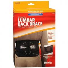 Fits Waist 28-50 In, 71-127cm. Lumbar Pad For Concentrated Support. Lower Back Sprains, Strains & Muscle Spasms. This Premium Back Brace Helps Relieve Lower Back Pain from Strains, Sprains and Muscle Spasms. Double Layer Design Allows For Custom Fit and Adjustable Compression to Abdomen and Lower Back. Helps Provide Relief from Injuries and Strenuous Activity to Keep You Active. Breathable Fabric For Comfortable All-Day Wear. A: Removable Lumbar Pad Cushions and Compresses The Lower Back For Concentrated Support; B: Four Flexible Steel Springs Conform to Your Back and Provide Firm Lumbar Support; C: Tapered Cut Provides A Comfortable Fit For Men and Women; D: Outer Elastic Straps Allow For Firm Adjustable Tension; E: Main Elastic Band Widens In The Back For Broad Support and Coverage.