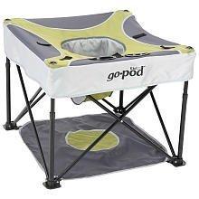 Durable material with folding design for portable use. 4 adjustable heights to grow with your baby. Master Lock ensures Go Pod is secure. Attached floor pad for safe use. Dimensions: 24L x 24W x 19.5H in. The KidCo Go Pod Portable Activity Seat for Baby is a smart and fun way to keep your baby active at home or on the go. The unique collapsible design conveniently folds for easy transportation. A secure locking mechanism ensures stable use, while the sling seat adjusts to four positions to grow with your baby over time. Five nylon loop toys and drink and snack holders keep your child happy and stimulated. Choose from a variety of colors for the activity seat your baby will like best. Seat includes handy storage bag for convenient carrying. About KidCoIncorporated in 1992, KidCo specializes in the designing, engineering and production of upscale products for juvenile, pet and fireplace markets. The pressure-mounted safety gate was a completely new concept that put KidCo on the map and has since been the cornerstone of their business. KidCo offers a comprehensive assortment of child home safety products ranging from cabinet locks to TV straps and much, much more. Located in Libertyville, IL, their state-of-the-art distribution and administration systems ensure that KidCo fulfills their customers' needs and expectations in an efficient and timely manner. Today, KidCo personnel still personally ensure the highest level of customer service to both dealers and end consumers. Color: Green.