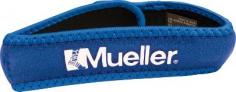 With the Mueller Jumpers Knee Strap you'll be able to Stay In The Game&reg; with a tubular insert that helps improve patellar tracking and relieve pain from frequent running and jumping. The adjustable strap is designed to improve patellar tracking with uniform pressure. Recommended for patellar tendonitis, chondromalacia (irritated kneecap) and Osgood-Schlatter's Disease. Provides moderate level support. Tubular insert applies focused, mid-pressure on the tendon below the kneecap. AEGIS Microbe Shield&reg; antimicrobial treatment protects the brace against odor, staining and deterioration. Fits left or right knee. This product contains natural rubber latex which may cause allergic reactions.
