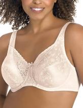 Playtex Secrets Full Figure Underwire Bra (4422). The secret to the superior shaping of this full-figure underwire bra is the inner support sling found on the inside of the cups. Cups are made of smooth jacquard fabric and trimmed with semi-sheer lace 3-section, underwire cups shape and support the bust. Angled cup seaming shapes you. Cups have an inner sling for support. Arched center panel at underband - more comfortable if you have a high tummy. Tiny bow accent at center panel. Seamless sides for smooth look under clothes. Restricted stretch straps attach to covered elastic straps that adjust in back with plastic hardware. Hook count varies by size. See Fitter's Comments below. Please Note: This bra is also called Playtex 13022. Please note: Playtex has discontinued Black in all sizes and Warm Steel in sizes 34DD and 36B. Please Note: Blue Velvet is a fashion color with limited inventory. Please Note: Playtex no longer makes White in 36C. Please Note: Playtex no longer makes Blue Velvet in 42C. Please Note: Playtex no longer makes Golden Cocoa in 44D.
