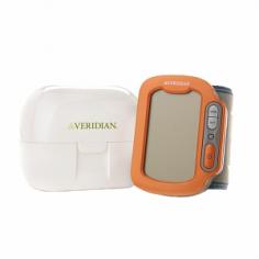 Designed for easy at-home use, the Veridian sport blood pressure monitor features an accommodating wrist cuff and offers clinically accurate readings on an oversized digital display. clinically accurate readings extra-large display memory bank holds 90 readings irregular heartbeat detection fully automatic inflation and deflation automatic shut-off latex-free cuff fits wrist size: 5" - 8-1/4" Plastic. 4x4-1/2x3-1/8"H. Wipe with damp cloth. Imported.