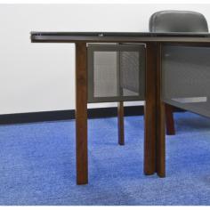 SZT1253: Features: -Material: Durable steel architectural mesh. -Solid hardwood legs. -Use in conjunction with office line II corner connector and office line II main desk or office line II side desk to create handsome conference table. -Main desk size: 48". Top Finish: -Black. Generic Dimensions: -Overall dimensions: 30" H x 24" W x 1" D, 5 lbs. Dimensions: Overall Height - Top to Bottom: -30 Inches. Overall Width - Side to Side: -24 Inches. Overall Depth - Front to Back: -1 Inches. Overall Product Weight: -5 Pounds.