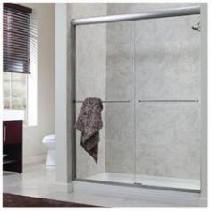Foremost, Cvss4265, Shower Doors, Cove, Showers, Sliding, Oil Rubbed Bronze With Clear Glass Cove 42" X 65" Frameless Bypass Shower Door The Cove Collection Will Inspire You To Update Your Look And Create A Stylish, Contemporary Bathroom, While Respecting Your Budget. Whether You Are Designing A New Bathroom, Or Renovating Your Current One, You Will Find A Cove Collection Frameless Tub Door To Complement Your Space. The Tub Doors Feature 1/4 Tempered Safety Glass With Through The Glass Hangers, An Elegantly Designed Header, An Easy To Clean Bottom Track, And Two Through The Glass Towel Bars. In Addition, Our Exclusive Safe Slider Clip Will Keep Your Doors Gliding Smoothly And Securely. Cove Doors Are Protected By Clearshield - An Industry Leading Clean Glass Technology. Applied To The Inside Surface Of The Glass Panels, Clearshield Is Backed By A 10-Year Warranty. Rest Assured That Your Cove Doors Will Stay Crystal Clear With Very Low Maintenance. Cove Doors Are Also Covered Through The Wamm - We All Make Mistakes Program. Foremost Cvss4265 Features:1/4" Tempered Safety Glass - Clearshield Polymer Coating Keeps Your Glass Looking Like New - On Top, The Doors Feature An Elegantly Styled Header That Will Coordinate Beautifully With All Styles Of Bathrooms - Through The Glass Hangers Offer A Stronger And More Dependable Hold For The Glass - A Through The Glass Towel Bar Is Featured On Both Outside And Inside Doors - The Safe Slider Clip Keeps Your Doors On Track - Up To 3/4" Adjustment Allowance For Out Of Square Walls - Cove Doors Are Covered Through The Wamm Program For Mistakes Cutting Headrails, Bottom Tracks And Thresholds During Installation - Clear Shield Clean Glass Technology Resists Staining From Hard Water Deposits, Surface Corrosion, Staining And Discoloration - Clearshield Does Not Support Growth Of Bacteria, Making Our Shower Doors Much Easier To Clean Compared To Untreated Glass - And Eliminates The Need For Harsh And Abrasive Cleaning Products - Foremost Cvss4265 Specifications: Height: 65" - Frame Type: Frameless - Material: Tempered Glass - Glass Thickness: 1/4" - Door Type: Bypass - Country Of Origin: Us - Product Weight: 101.4 Lbs. - Foremost Wamm Program: The Wamm Program: We All Make Mistakes! Cut The Header Just A Bit Too Short? Things Happen. Foremost Understands. With Our Pledge To Superior Customer Service For All Of Your Shower Enclosure Needs. We Offer Wamm Program. Make A Mistake And Give Us A Call. Offer Applies To Head Rails, Bottom Tracks, And Thresholds That Have Been Cut Incorrectly. Our Customer Service Team Will Work With You To Resolve Your Issues.