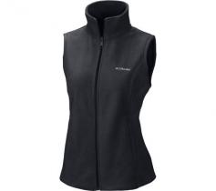 6pm. com is proud to offer the Columbia - Benton Springs Vest (Black) - Apparel: Somewhere on the way to Benton Springs you rediscovered yourself in nature. It's a beautiful feeling, and the vest was there to soak up the moment. ; Fitted silhouette. ; Folded collar. ; Front zip closure. ; Side zip hand pockets. ; Straight hem. ; 100% polyester. Lining: 100% polyester. ; Machine wash cold, tumble dry low. ; Imported. Measurements: ; Length: 25 in; Product measurements were taken using size SM. Please note that measurements may vary by size.