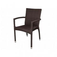 Features- These Extra thick 2mm- Rustproof Powder Coated Aluminum chairs are very durable and stackable- Designed to commercial specifications for resorts, hotels and the discerning homeowner- Ideal for indoor or outdoor patios, restaurants, cafes, weddings or for any gathering- Used at restaurants, resorts, hotels, weddings- Sierra Arm Chair SKU: SRCT079