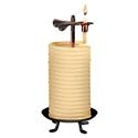 Update your candle decor with this unique Candle By The Hour vertical beeswax candle. PRODUCT FEATURES Unscented candle casts a soft glow without an overpowering scent. Lengthy burn time ensures days of enjoyment. Self-extinguishing feature creates a safe environment. Adjustable wax lets you determine how long you want the candle to burn. Each inch of exposed candle will burn approximately 20-25 minutes. PRODUCT DETAILS 11"H x 5"W x 5"D Cast steel, metal, beeswax Burns 80 hours One wick Model no. 20559B Promotional offers available online at Kohls.com may vary from those offered in Kohl's stores. Size: One Size. Gender: Unisex. Age Group: Adult. Material: Steel/Wax.