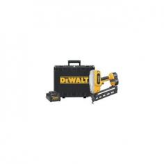 Dewalt, Dc618k, Nailers / Staplers, Power Tools, Finish Nailers, Na 18 Volt Cordless Xrp 1-1/4" - 2-1/2" 16 Gauge 20Â&deg; Angled Finish Nailer Kit With Sequential Operating Mode The Dewalt 18 Volt Cordless Xrp 1-1/4" - 2-1/2" 16 Gauge 20Â&deg; Angled Finish Nailer Is Extremely Durable And Efficient. This Amazing Tool Features A Sequential Operating Mode Which Allows For Precision Placement And The Bump Operating Mode Which Provides The User With Production Speed. Making These Even More Versatile Is The Engine Design Which Allows The Tool To Work As Fast As The End User With Consistent Nail Penetration Into Both Soft And Hard Joints. Features: Engine Design Allows The Tool To Work As Fast As The End User With Consistent Nail Penetration Into Both Soft And Hard Joints - Sequential Operating Mode Allows For Precision Placement And The Bump Operating Mode Provides The User With Production Speed. - Easy Access To The Nosepiece For The Removal Of Jammed Nails Without The Use Of Screwdrivers Or Tool Wrenches - Contact Trip Lock-Off Allows Trigger To Be Disabled When Not In Use - Integrated Led Lights For Long Life And Durability - Top Cap Is Impact Resistant And Easy To Remove For Troubleshooting - Provides Increased Portability And Versatility On The Jobsite - Increased Visibility And Durability Along With Protection For Work-Surface From The Contact-Trip - Part Of The Xrp DewaltÂ Cordless System - 20-Degree Angled Magazine (Up To 120 Nail Capacity) Will Accept Dewalt And Paslode 20-Degree Nails - Includes:1 Hour Charger - 18V Xrp Battery - Reversible Belt Hook - No-Mar Tip - DewaltÂ Safety Glasses - Kit Box Specifications: Voltage: 18V - Nailer Operating Mode: Selective - Front Handle Style: Nailing Rate 4-5 Nails/Sec - Nail Diameter: 16 Gauge - Magazine Angle: 20 Â&deg; - Nail Length Capacity: 1-1/4" - 2-1/2" - Magazine Capacity: Up To 110 Nails - Magazine Loading: Rear-Load - Integrated Belt Hook: Yes - Jam Clearing: Yes - Tool Height: 12.8" - Tool Length: 12.5" - Tool Weight: 8.5 Lbs - Tool Width: 4.18" - Dewalt Is Firmly Committed To Being The Best In The Business, And This Commitment To Being Number One Extends To Everything They Do, From Product Design And Engineering To Manufacturing And Service.