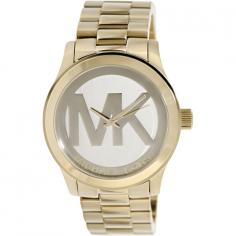 A name built on glamour and prestige, Michael Kors watches are sought after for their timeless design and easy wearability. Gold Tone construction and large "MK" dial make the Runway an instant classic. The runway is water resistant to 100M and features a bettery powered quartz movement. Sam's is committed to providing Members with products at the best possible price without sacrificing quality. There are times when Sam's does not purchase products directly from the maufacturer, but instead from established dealers and distributors in accordance with standard business practices in the retail and warehouse club industry. This means that the manufacturer's warranty is not applicable and if your watch requires service or you are dissatisfied with your purchase for any reason, you may return it with your original receipt for a refund in accordance with Sam's Return/Refund Policy. Sam's Strives for excellence in member service, and complete satisfaction with our products is our number one goal. Sam's Club Return/Refund Policy reflects a 100% guarantee on merchandise and membership.