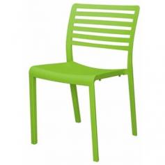 Features- Lightweight side chair designed for use in commercial or high traffic areas- Durable for use at restaurants, resorts, hotels or weddings- Constructed of injection molded resin- For indoor & #47outdoor use- Stacks 6 high- Savannah Side Chair- Frame - Polypropylene- Color - Green- Dimensions - 17 in- x 18 in- x 31 in- SKU: SRCT118
