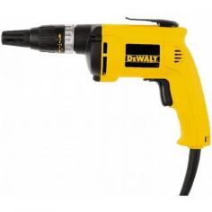 5,300 RPM High Speed VSR Drywall Scrugun with Depth Sensitive Nose Piece and Two Finger Rubber TriggerThe DeWalt 5,300 RPM high speed VSR drywall scrugun is extremely durable and efficient. This amazing tool features a two-finger, rubber trigger for increased comfort. Making these even more versatile is the depth-sensitive, "set and forget" nosepiece for consistent fastener depth. Features: Depth-sensitive, "set and forget" nosepiece for consistent fastener depth Two-finger, rubber trigger for increased comfort Hi-speed transmission for production drywall hanging Lightweight with excellent ergonomics Helical-cut steel, heat-treated steel gears for long life and durability Specifications: Amps: 6.0 AmpsNo Load Speed: 0-5,300 rpm Clutch: StandardTorque: 60 in-lbs Max Fastener Size: #8Tool Weight: 2.9 lbsDEWALT is firmly committed to being the best in the business, and this commitment to being number one extends to everything they do, from product design and engineering to manufacturing and service.