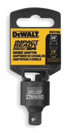 1/2" to 3/8" Impact Driver Ready ReducerThe DeWalt 1/2" to 3/8" impact driver ready reducer is an extremely durable and useful attachment. Use this to increase your efficiency and decrease your work time. Superior build quality means you will be using this bit for years with minimal wear and tear. A must have for any professional or do-it-yourselfer. Features: Impact Driver Rated Socket Adaptors - Best In Class DurabilitySpecifications: Quantity: 1DEWALT is firmly committed to being the best in the business, and this commitment to being number one extends to everything they do, from product design and engineering to manufacturing and service.