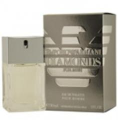 Armani Diamonds for men is a unique and masculine fragrance. It has notes of fresh Italian citrus-bergamot accord and vibrant Szechuan pepper, infused with cedar wood, intense vetiver, smoky gaiac wood and warm ambroxan to create a rich and original masculine scent. Armani Diamonds can be used by men at all ages, but the biggest group of buyers are men from 15 to 50 years. Eau de Toilette Eau de Toilette is a type of perfume with a medium-low concentration of perfumed oils. It is made with around 10% concentrated aromatic compounds. It generally has more water than ethanol in it and is less concentrated tha Eau de Parfum. You apply an Eau de Toilette on pulse point, so that the fragrance has an opportunity to blossom upwards around you. ArmaniGiorgio Armani is an Italian fashion designer born in 1934 in Piacenza, Italy. He is one of the world's most influential and esteemed fashion designers. For over three decades, the Italian icon has turned out season after season of beautiful clothing, accessories, and fragrance. His collections are hot tickets with the A-list and his creations are red carpet regulars. Devotees love Armani for its unmistakable luxury, clean lines, and lush fabrics. This same vision is translated in Armani's fragrances, a collection of true classics that are coveted the world over.