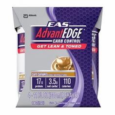 AdvantEdge Carb Control Cafe Caramel 17g Quality Protein EAS, Energy - Athletics - Strength, is a pioneer in sports nutrition products for athletes and fitness enthusiasts. Recognizing these advances in sports nutrition, today thousands of professional athletes and fitness enthusiasts in over 50 countries choose EAS to help satisfy their nutritional needs. Questions or comments?
